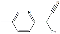 2-Pyridineglycolonitrile,5-methyl-(6CI) Struktur