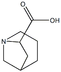 1-Azabicyclo[3.2.1]octane-7-carboxylicacid(6CI) Struktur