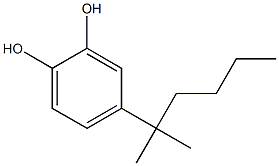 1,2-Benzenediol,4-(1,1-dimethylpentyl)-(9CI) Struktur