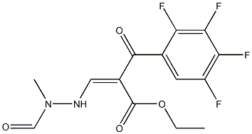 2,3,4,5-Tetrafluoro-α-[(2-forMyl-2-Methylhydrazinyl)Methylene]-β-oxobenzenepropanoic Acid Ethyl Ester