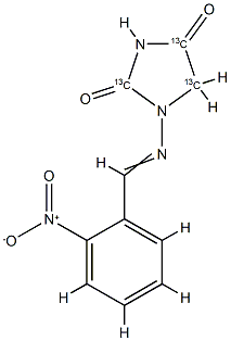 2-NP-AHD-13C3 Struktur