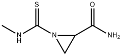 2-Aziridinecarboxamide,1-[(methylamino)thioxomethyl]-(9CI) Struktur