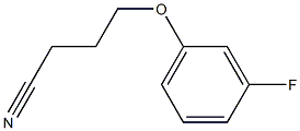 4-(3-fluorophenoxy)butanenitrile Struktur