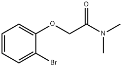 2-(2-bromophenoxy)-N,N-dimethylacetamide Struktur