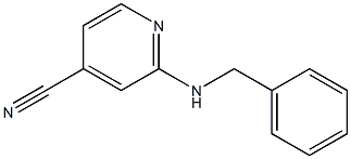 2-(benzylamino)isonicotinonitrile Struktur