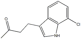 2-BUTANONE,4-(7-CHLORO-1H-INDOL-3-YL)- Struktur