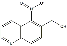 (5-NITRO-QUINOLIN-6-YL)-METHANOL Struktur