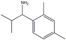 1-(2,4-dimethylphenyl)-2-methylpropan-1-amine Struktur