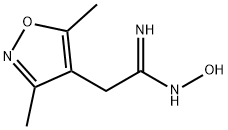 4-Isoxazoleethanimidamide,N-hydroxy-3,5-dimethyl-(9CI) Struktur