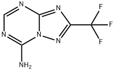 2-(trifluoromethyl)[1,2,4]triazolo[1,5-a][1,3,5]triazin-7-amine(SALTDATA: FREE) Struktur