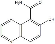 5-Quinolinecarboxamide,6-hydroxy-(9CI) Struktur