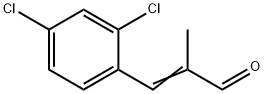 2-Propenal, 3-(2,4-dichlorophenyl)-2-Methyl- Struktur