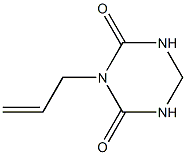 1,3,5-Triazine-2,4(1H,3H)-dione,dihydro-3-(2-propenyl)-(9CI) Struktur