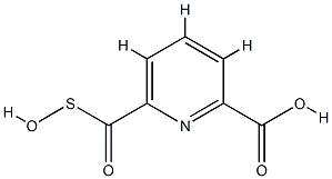 2-Pyridinecarboxylicacid,6-(sulfenocarbonyl)-(9CI) Struktur