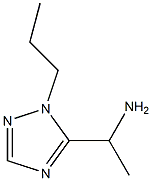 1-(1-propyl-1H-1,2,4-triazol-5-yl)ethanamine(SALTDATA: FREE) Struktur