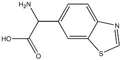 6-Benzothiazoleaceticacid,alpha-amino-(9CI) Struktur