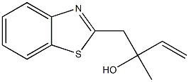 2-Benzothiazoleethanol,alpha-ethenyl-alpha-methyl-(9CI) Struktur