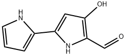 [2,2-Bi-1H-pyrrole]-5-carboxaldehyde,4-hydroxy-(9CI) Struktur