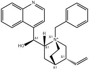 (8β,9S)-1-Benzyl-1-azoniacinchonan-9-ol Struktur