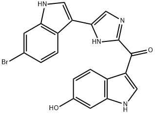 Bromotopsentin Struktur