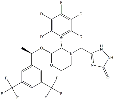 Aprepitant-d4 Struktur