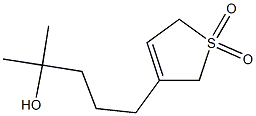 2,5-Dihydro-α,α-dimethyl-3-thiophene-1-butanol 1,1-dioxide Struktur