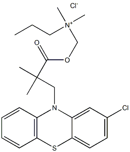 N-pivaloyloxymethylchlorpromazine Struktur