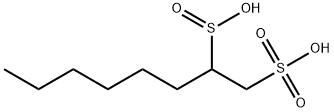 1-OCTANESULPHONIC-2-SULPHINICACID Struktur