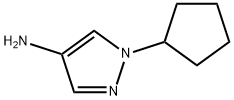 1-cyclopentyl-1H-pyrazol-4-amine Struktur