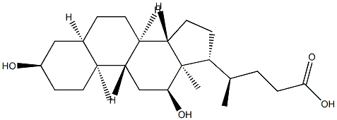 3-hydroxy-polydeoxycholic acid Struktur