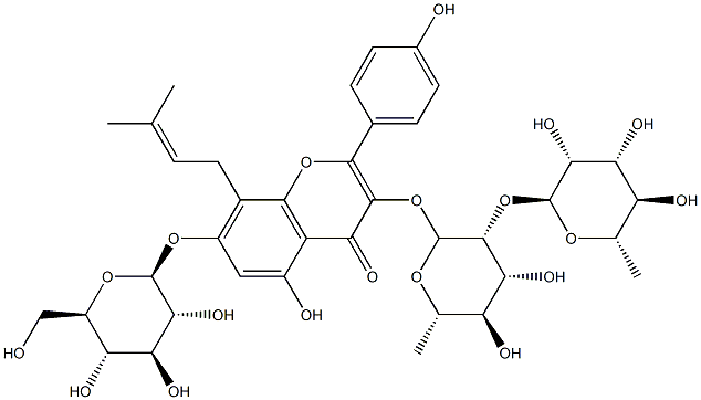 Baohuoside V Struktur