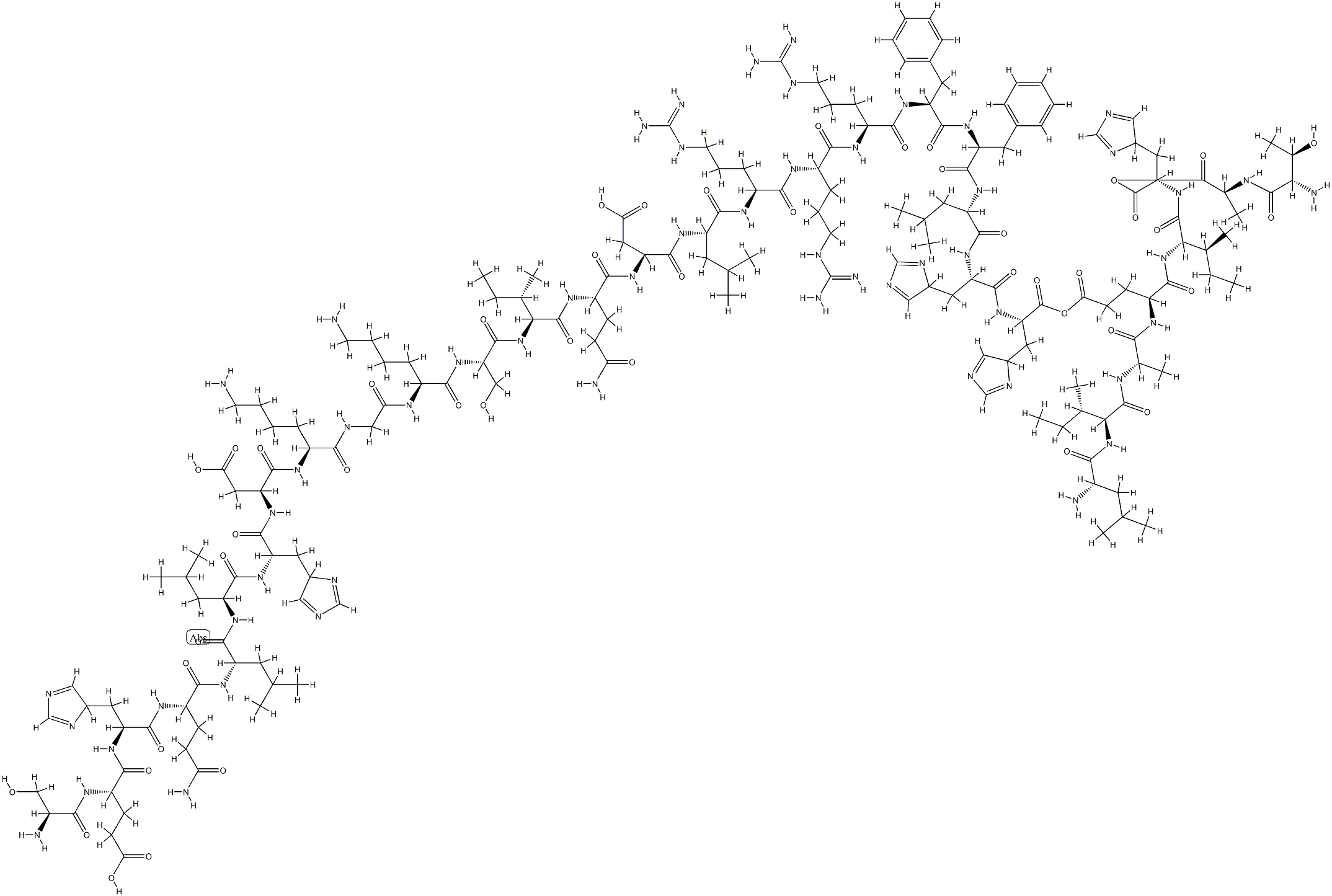 parathyroid hormone-related protein(3-34) Struktur