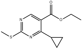 ETHYL 4-CYCLOPROPYL-2-(METHYLTHIO)PYRIMIDINE-5-CARBOXYLATE price.