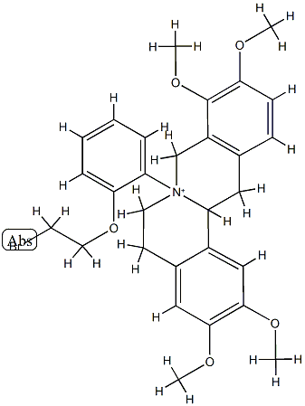 7-(bromoethoxyphenyl)tetrahydropalmatine Struktur