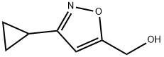 (3-cyclopropyl-5-isoxazolyl)methanol(SALTDATA: FREE) Struktur