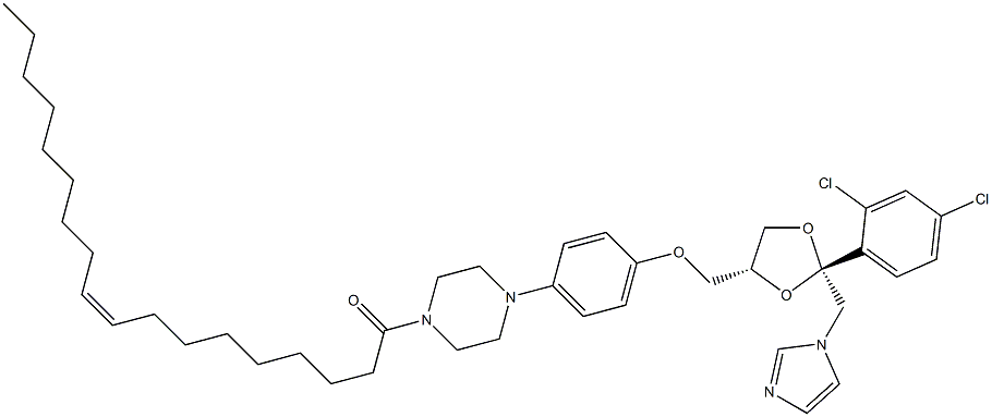 ketoconazole oleate Struktur