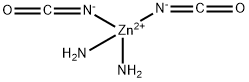 Zinc Dicyanatodiamine Struktur