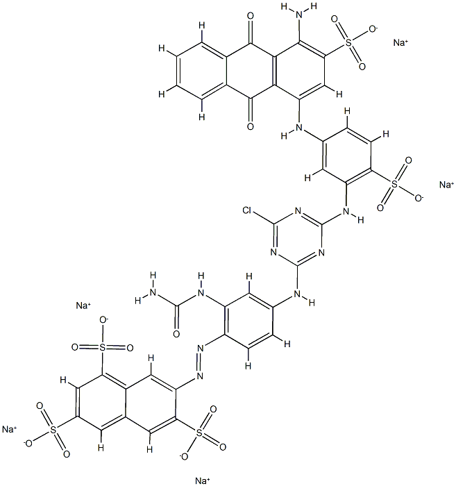 C.I. Reactive green 8 Struktur