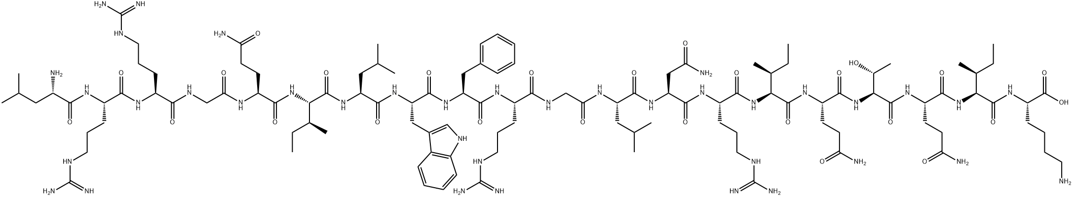 peptide C20W Struktur