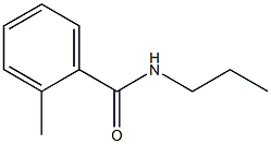 2-methyl-N-propylbenzamide Struktur