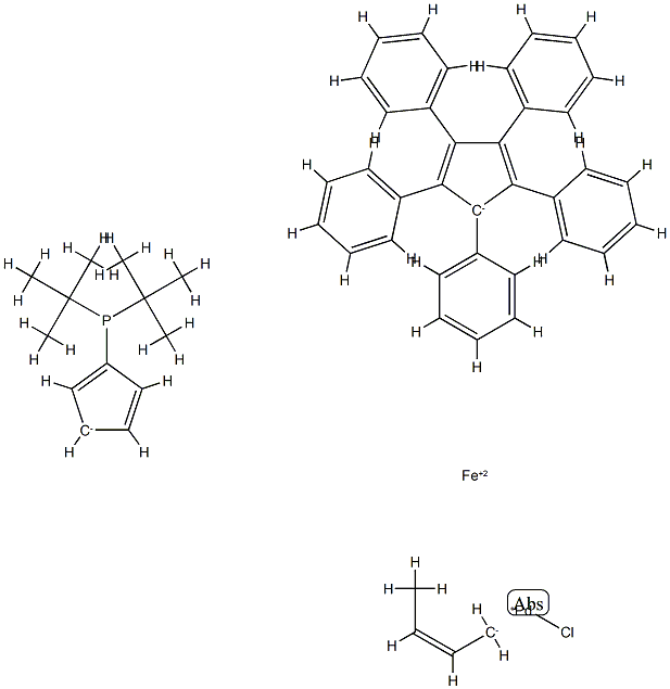 Pd(crotyl)QPhosCl Struktur