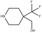 (4-Trifluoromethyl-piperidin-4-yl)-methanol Struktur