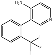 3-(2-(trifluoroMethyl)phenyl)pyridin-4-aMine Struktur