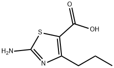 2-amino-4-propylthiazole-5-carboxylic acid Struktur