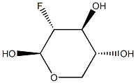 beta-D-Xylopyranose, 2-deoxy-2-fluoro- (9CI) Struktur