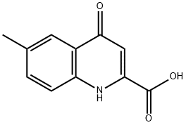 6-METHYL-4-OXO-1,4-DIHYDROQUINOLINE-2-CARBOXYLIC ACID Struktur