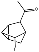 Ethanone, 1-(5-fluorotricyclo[2.2.1.02,6]hept-3-yl)-, stereoisomer (9CI) Struktur