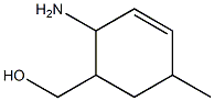 3-Cyclohexene-1-methanol,2-amino-5-methyl-(9CI) Struktur