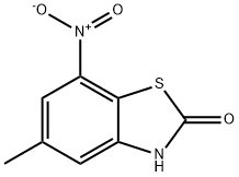 2(3H)-Benzothiazolone,5-methyl-7-nitro-(9CI) Struktur