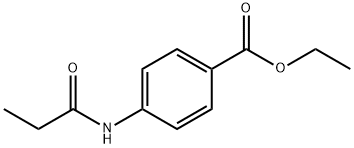 ethyl 4-(propionylamino)benzoate Struktur